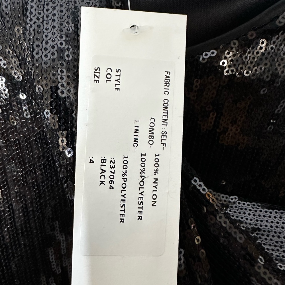 NWT Teri Jon by Rickie Freeman Sequin Short Dress - Picture 3 of 3